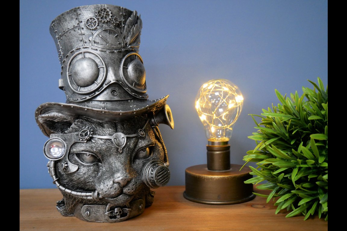 Steampunk Cat Head