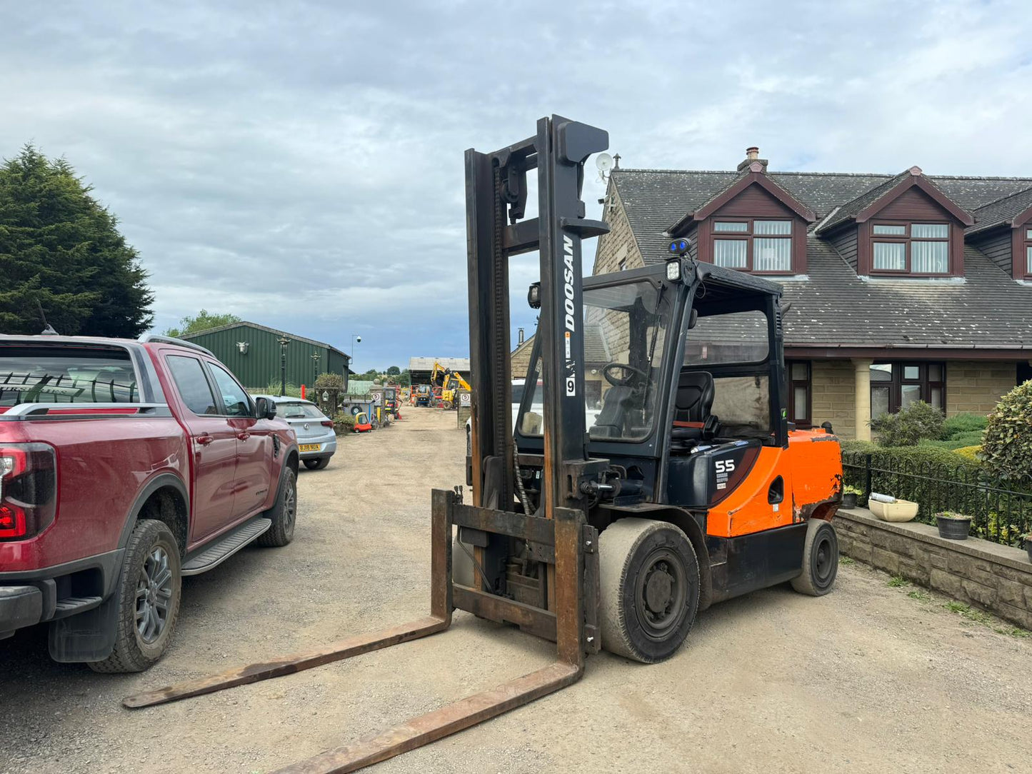 2017 DOOSAN D55C-5 FORKTRUCK 5.5 TON DIESEL FORKLIFT