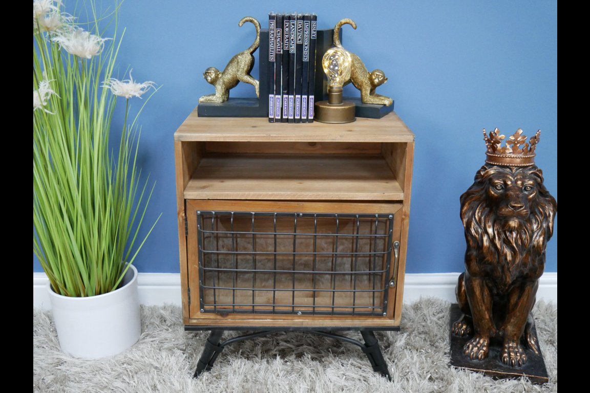 Industrial Bedside Cabinet