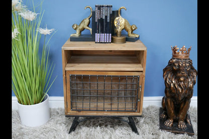 Industrial Bedside Cabinet