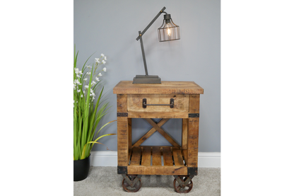 Industrial Bedside Cabinet