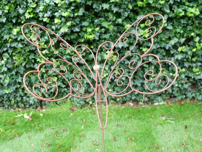 Rusty Butterfly Stake