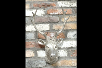 Silver Stag Head