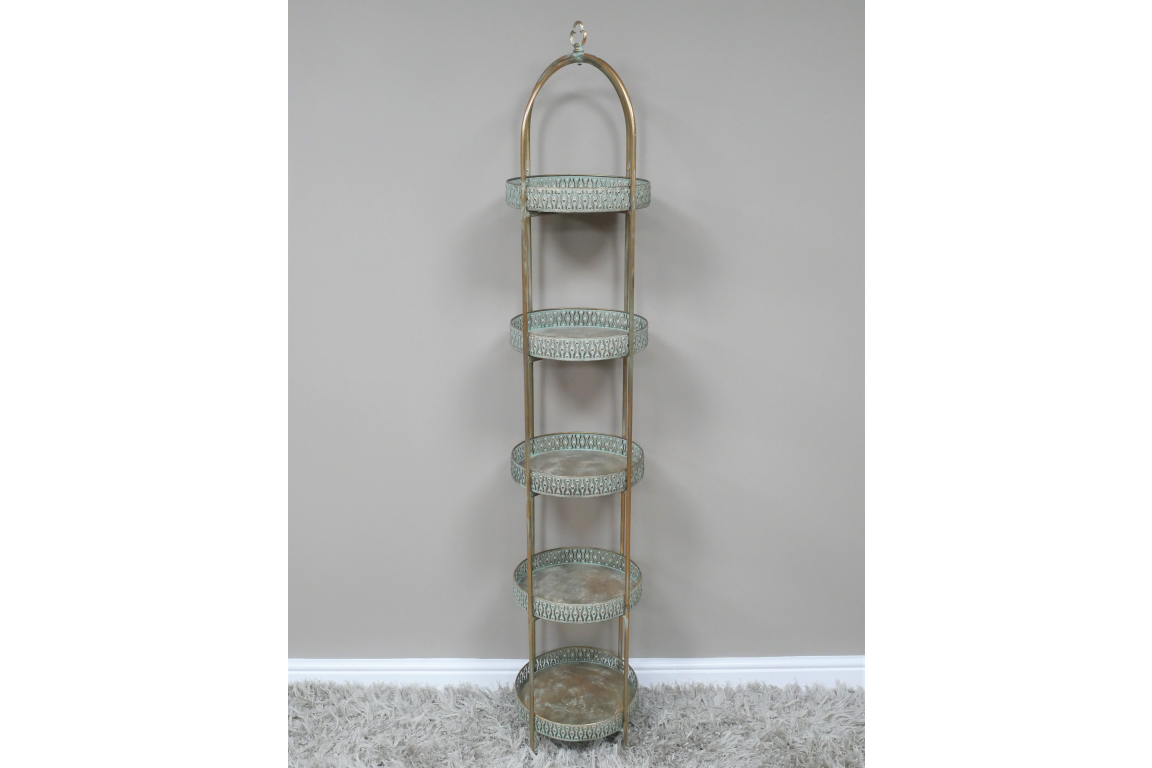 Moroccan Style 5 Tier Shelves