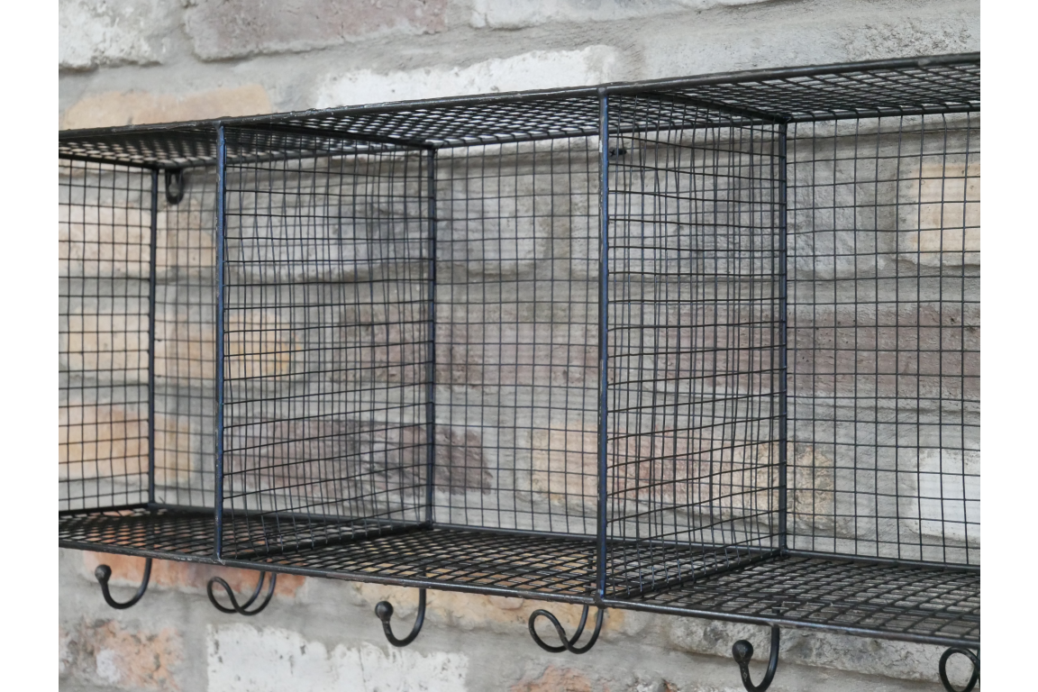 Shelf Unit With Hooks