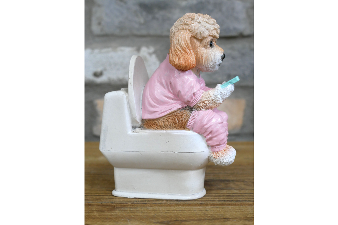 Dog On The Loo