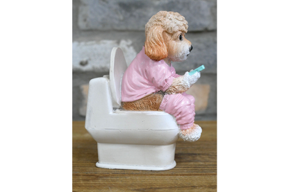 Dog On The Loo