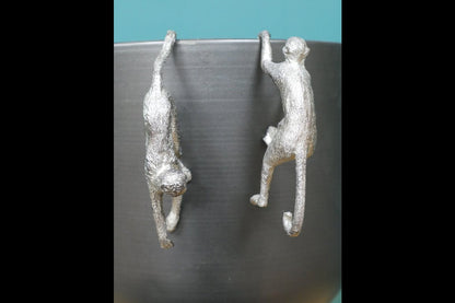 Set Of 2 Monkey Pot Hangers