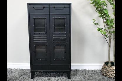 Black Industrial Cabinet