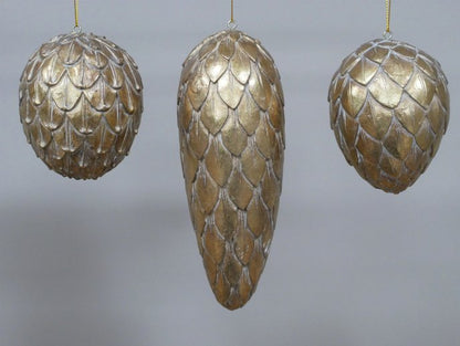 Set Of 3 Pinecones