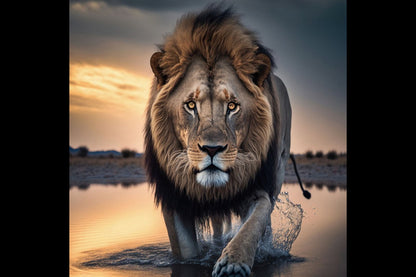 Lion Wall Art - Mini