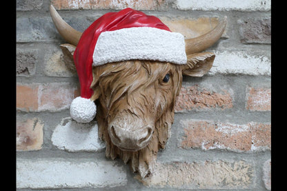 Christmas Cow Wall Decoration