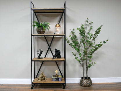 Industrial Shelves on Wheels