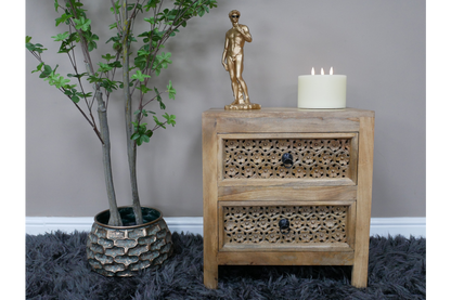 2 Drawer Bedside Cabinet