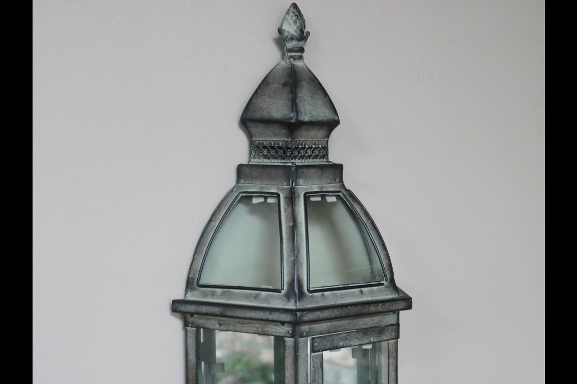 Wall Lantern with Mirror