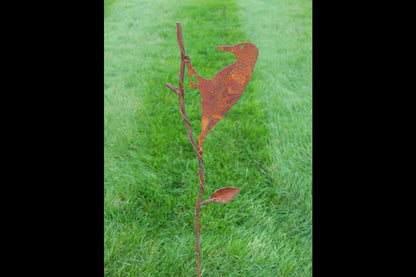 Rusty Bird Stake