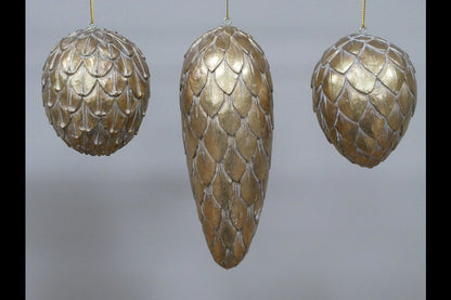Set Of 3 Pinecones