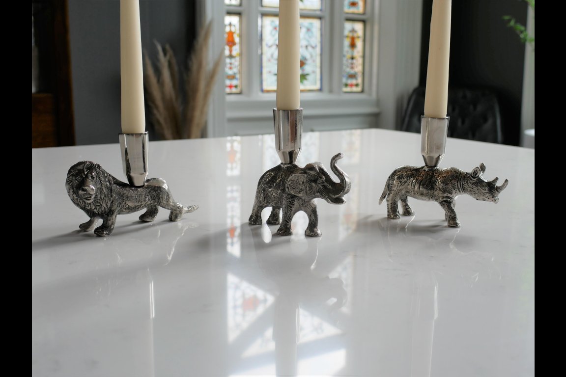 Rhino Candle Holder