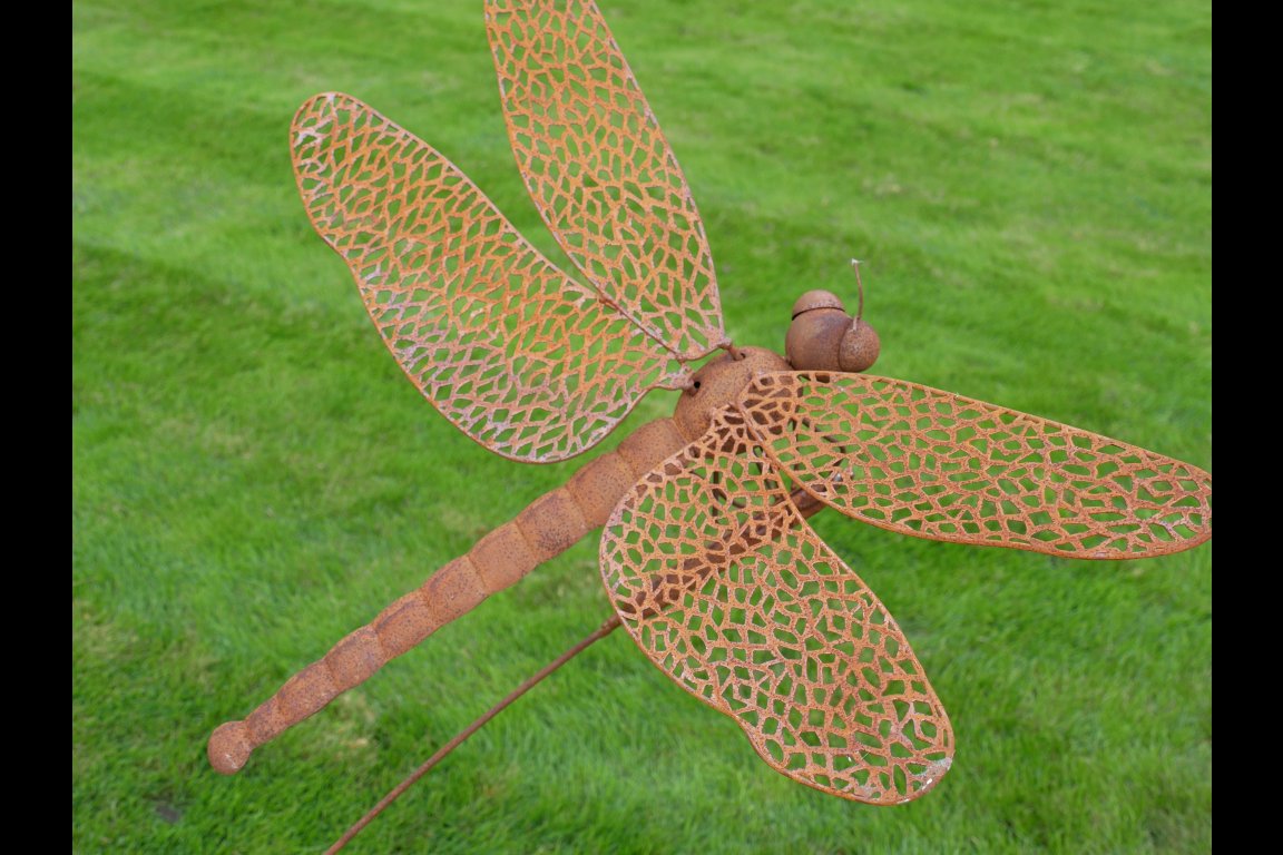 Rusty Dragonfly Stake