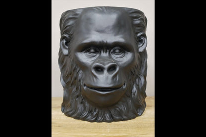 Gorilla Head Planter