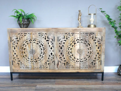 Large Carved Sideboard