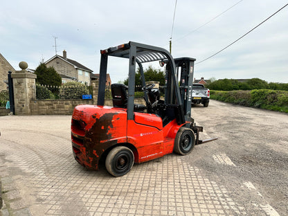 2019 HELI FD25G 2.5 TON DIESEL FORKLIFT WITH 360 ROTATING FORK CARRIAGE