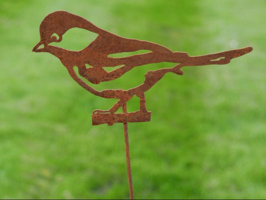 Rusty Bird Stake