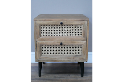 Rattan Bedside Cabinet