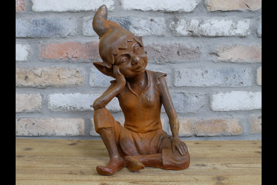Rusty Cast Iron Elf