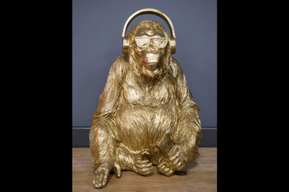 Gorilla With Headphones