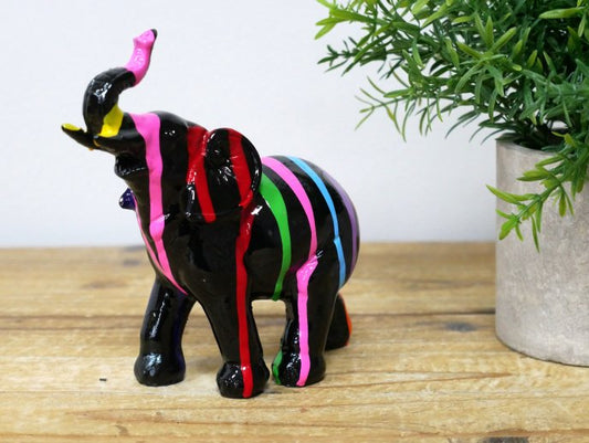 Baby Elephant With Stripes