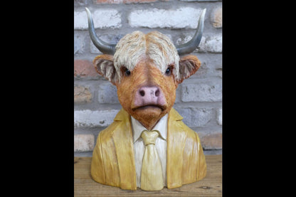 Large Cow Bust