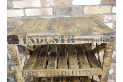 Industrial Wine Trolley