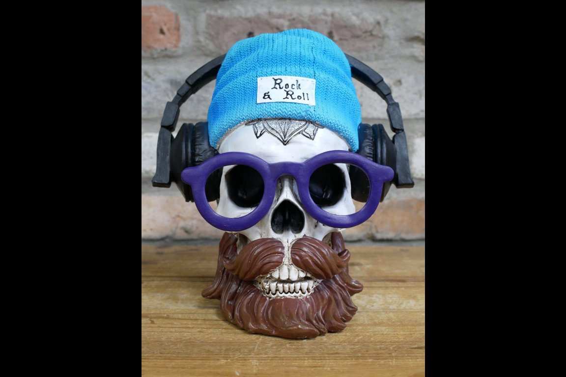 Skull With Headphones