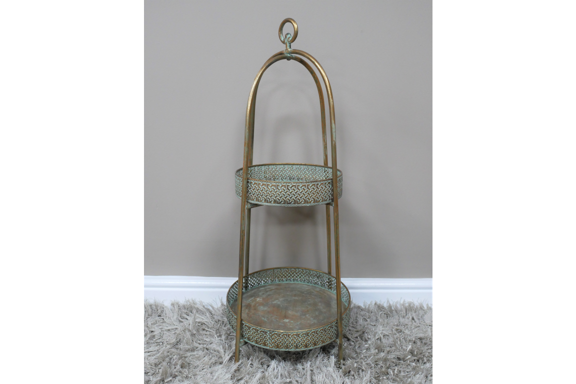 Moroccan Style 2 Tier Shelves