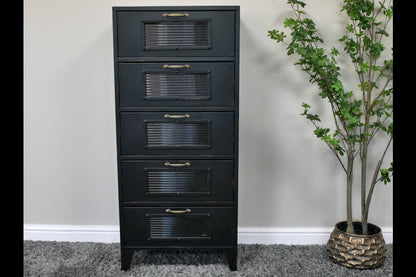 Black Industrial Storage Cabinet