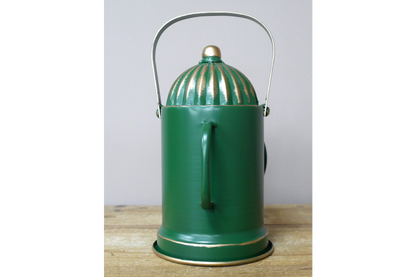 Green Railway Lamp Clock
