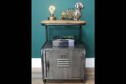 Industrial Bedside Cabinet
