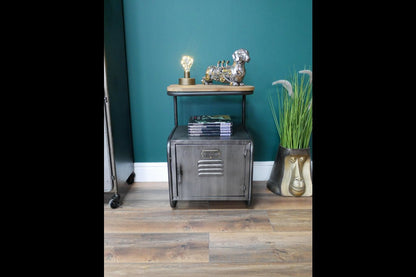 Industrial Bedside Cabinet