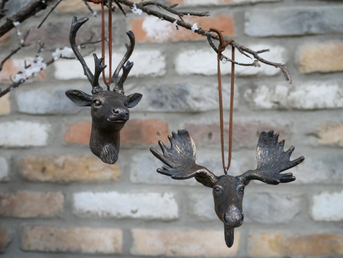 Set Of 2 Hanging Ornaments