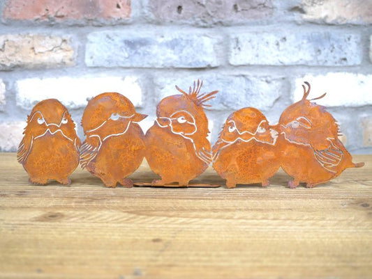 5 Birds Fence Topper