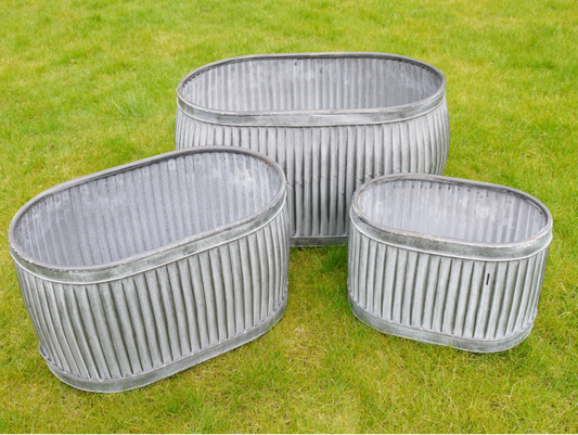 Set of 3 Oval Tubs