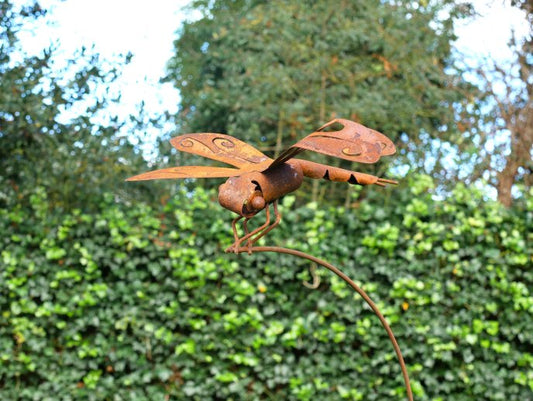 Rusty Dragonfly Stake