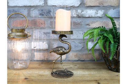Flamingo Candle Holder