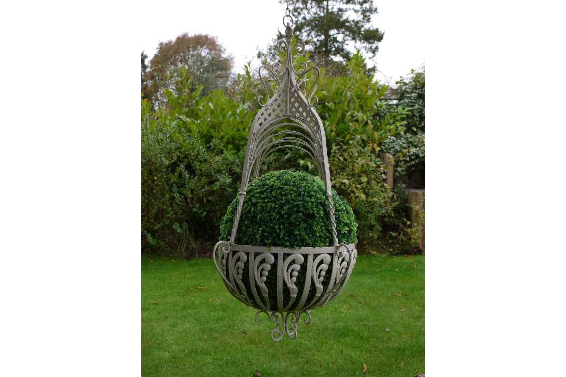 Large Hanging Basket (Cream)