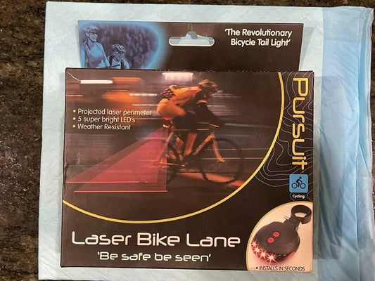 PURSUIT LASER BIKE LANE TAIL LIGHT WEATHER RESISTANT LED BIKE LIGHT