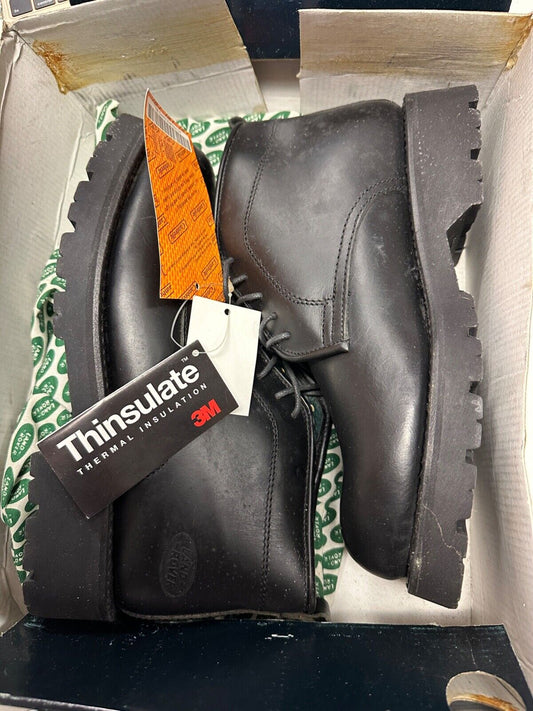 LANDROVER SAFETY SHOES SIZE 6 BRAND NEW NEVER WORN BLACK LACE UPS LEATHER