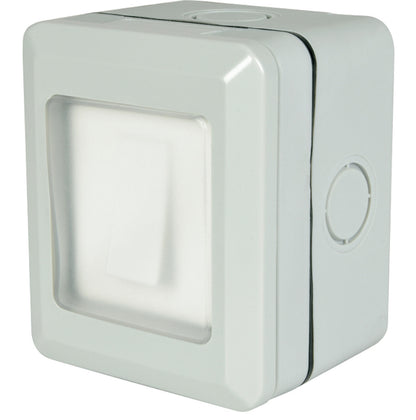 REXTON IP55 RATED 1 GANG 2 WAY WALL LIGHT SWITCHES OUTDOOR WATERPROOF GARDEN
