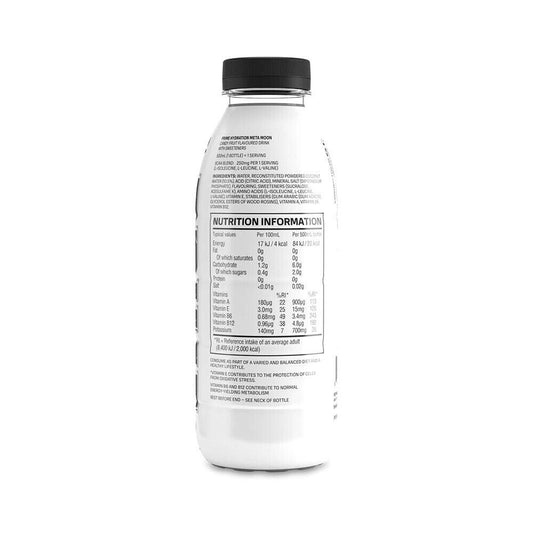 PRIME HYDRATION WHITE META MOON DRINK BY KSI & LOGAN PAUL 500ML PACK OF 12.