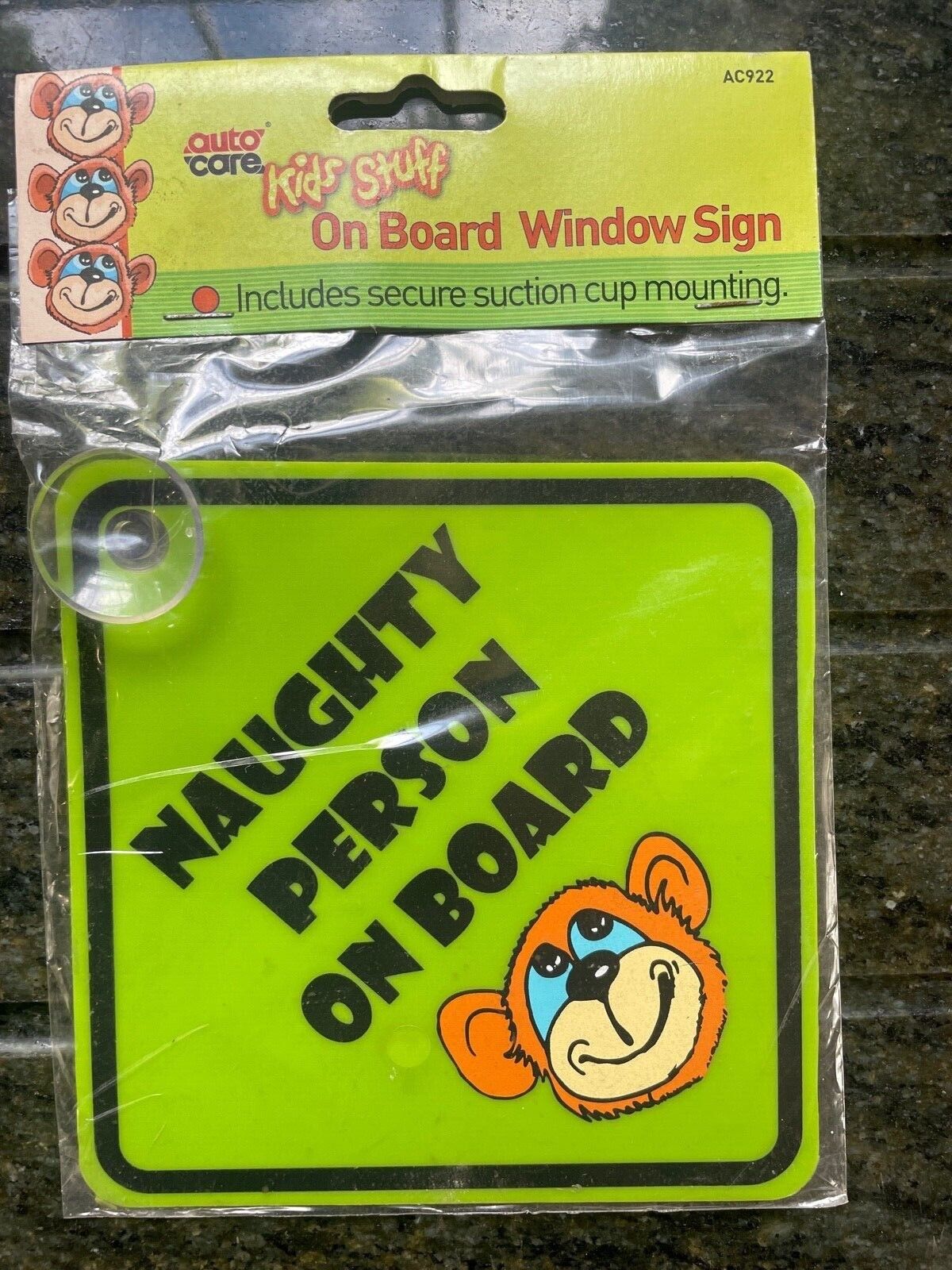 2 X NAUGHTY PERSON ON BOARD NEW CAR WINDOW SIGN STICKER CHEEKY FUN 14CM X 14CM